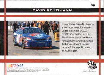 2007 Press Pass VIP #89 David Reutimann Back