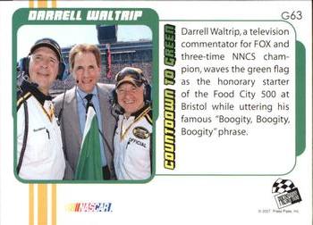 2007 Traks #63 Darrell Waltrip Back