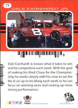 2007 Traks #79 Dale Earnhardt Jr. Back