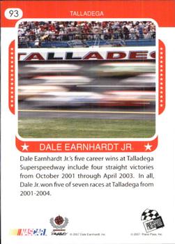 2007 Traks #93 Dale Earnhardt Jr. Back