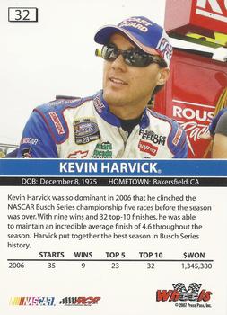 2007 Wheels High Gear #32 Kevin Harvick Back