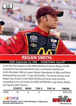 2007 Wheels High Gear #38 Regan Smith Back