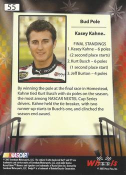 2007 Wheels High Gear #55 Kasey Kahne Back