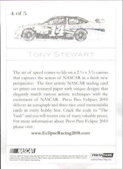 2010 Press Pass Eclipse - Element #4 Tony Stewart Back