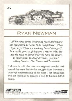2010 Press Pass Eclipse - Gold #25 Ryan Newman Back