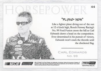 2010 Press Pass Eclipse - eBay Previews #44 Carl Edwards' Car Back