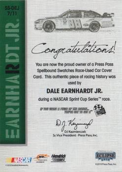 2010 Press Pass Eclipse - Spellbound Swatches #SS-DEJ7 Dale Earnhardt Jr. Back
