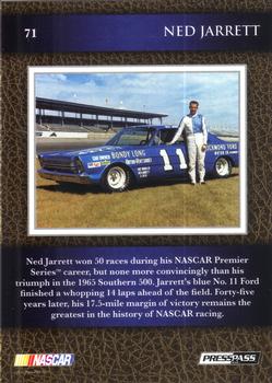 2010 Press Pass Legends - Solo #71 Ned Jarrett Back