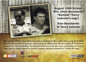 2010 Press Pass Legends - Gold #55 Dale Earnhardt/Terry Labonte Back