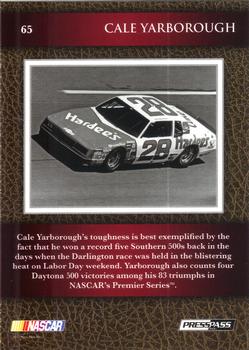 2010 Press Pass Legends - Gold #65 Cale Yarborough Back
