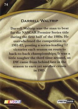 2010 Press Pass Legends - Holofoil #74 Darrell Waltrip Back