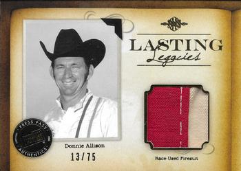 2010 Press Pass Legends - Lasting Legacies Gold #LL-DoA Donnie Allison Front