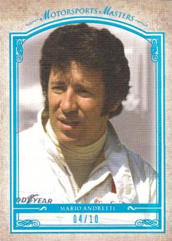2010 Press Pass Legends - Motorsports Masters Blue #MM-MA Mario Andretti Front