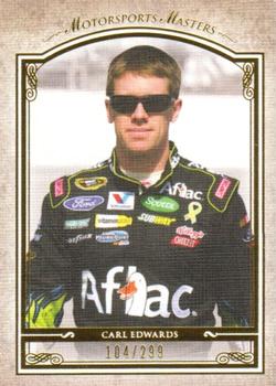 2010 Press Pass Legends - Motorsports Masters Gold #MM-CE Carl Edwards Front