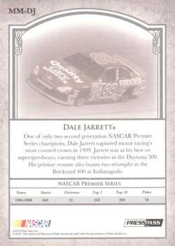 2010 Press Pass Legends - Motorsports Masters Holofoil #MM-DJ Dale Jarrett Back