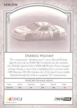 2010 Press Pass Legends - Motorsports Masters Holofoil #MM-DW Darrell Waltrip Back