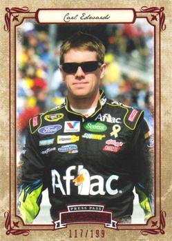 2010 Press Pass Legends - Red #41 Carl Edwards Front
