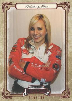 2010 Press Pass Legends - Red #43 Brittany Force Front