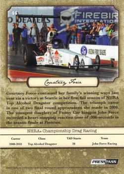 2010 Press Pass Legends - Red #44 Courtney Force Back