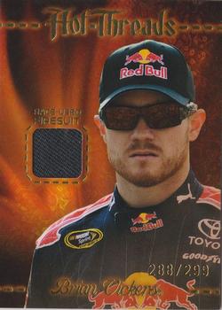 2010 Press Pass Premium - Hot Threads #HT-BV Brian Vickers Front