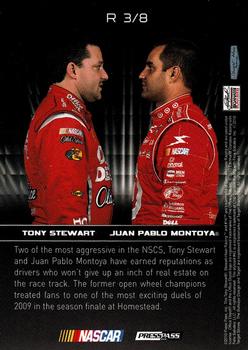 2010 Press Pass Premium - Rivals #R 3 Tony Stewart / Juan Pablo Montoya Back