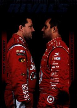 2010 Press Pass Premium - Rivals #R 3 Tony Stewart / Juan Pablo Montoya Front