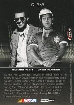 2010 Press Pass Premium - Rivals #R 8 Richard Petty / David Pearson Back