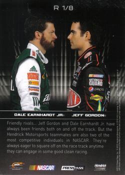 2010 Press Pass Premium - Rivals #R 1 Dale Earnhardt Jr. / Jeff Gordon Back