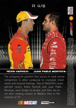 2010 Press Pass Premium - Rivals #R 4 Kevin Harvick / Juan Pablo Montoya Back
