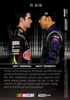 2010 Press Pass Premium - Rivals #R 6 Jeff Gordon / Matt Kenseth Back