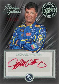 2010 Press Pass Premium - Signatures Red Ink #PS-MW Michael Waltrip Front