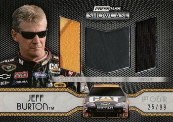 2010 Press Pass Showcase - Elite Exhibit Memorabilia-1st Gear #EEM-JB Jeff Burton Front