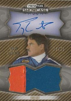 2010 Press Pass Showcase - Prized Pieces Firesuit Ink Gold #PPI-TL Terry Labonte Front