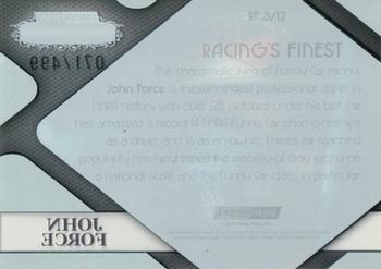 2010 Press Pass Showcase - Racing's Finest #RF 3 John Force Back