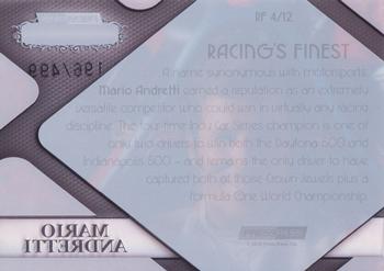 2010 Press Pass Showcase - Racing's Finest #RF 4 Mario Andretti Back