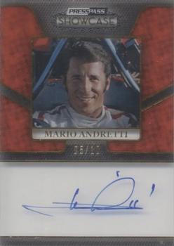 2010 Press Pass Showcase - Racing's Finest Ink Gold #RFI-MA Mario Andretti Front