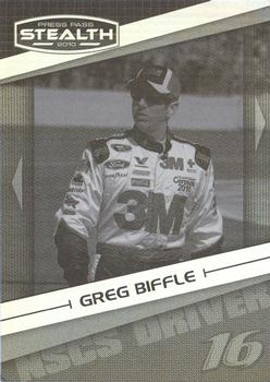 2010 Press Pass Stealth - Black and White #3 Greg Biffle Front