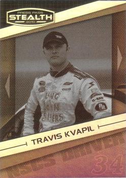 2010 Press Pass Stealth - Black and White #19 Travis Kvapil Front