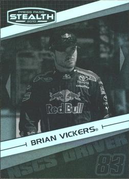 2010 Press Pass Stealth - Black and White #35 Brian Vickers Front
