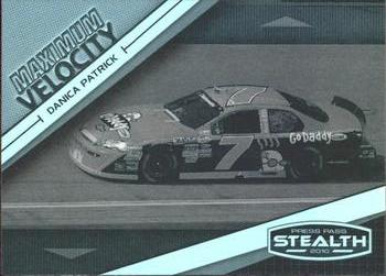 2010 Press Pass Stealth - Black and White #54 Danica Patrick's Car Front