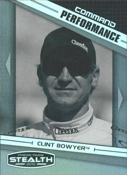 2010 Press Pass Stealth - Black and White #81 Clint Bowyer Front