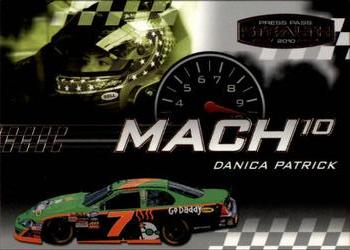 2010 Press Pass Stealth - Mach 10 #MT 9 Danica Patrick Front