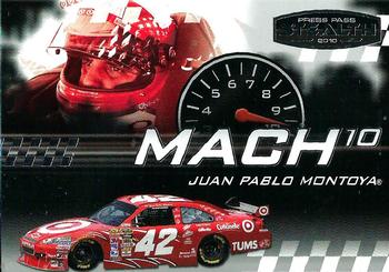 2010 Press Pass Stealth - Mach 10 #MT 2 Juan Pablo Montoya Front