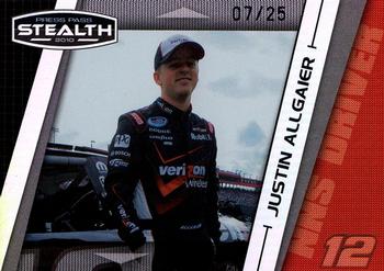 2010 Press Pass Stealth - Purple #37 Justin Allgaier Front