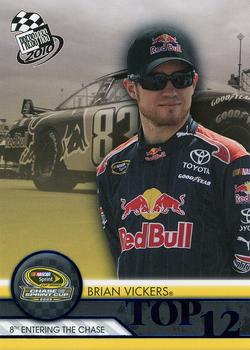 2010 Press Pass - Blue #116 Brian Vickers Front