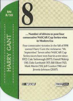 2010 Press Pass - By The Numbers #BN 8 Harry Gant Back