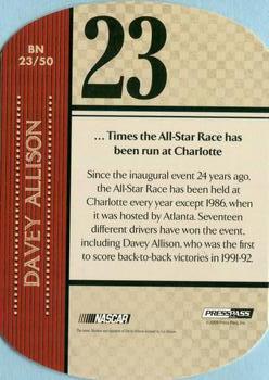 2010 Press Pass - By The Numbers #BN 23 Davey Allison Back