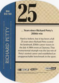 2010 Press Pass - By The Numbers #BN 25 Richard Petty Back