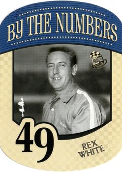 2010 Press Pass - By The Numbers #BN 49 Rex White Front