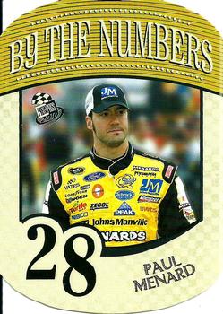 2010 Press Pass - By The Numbers #BN 28 Paul Menard Front